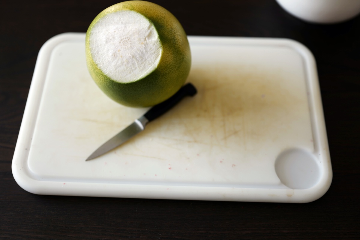 Pelar y cortar el pomelo correctamente