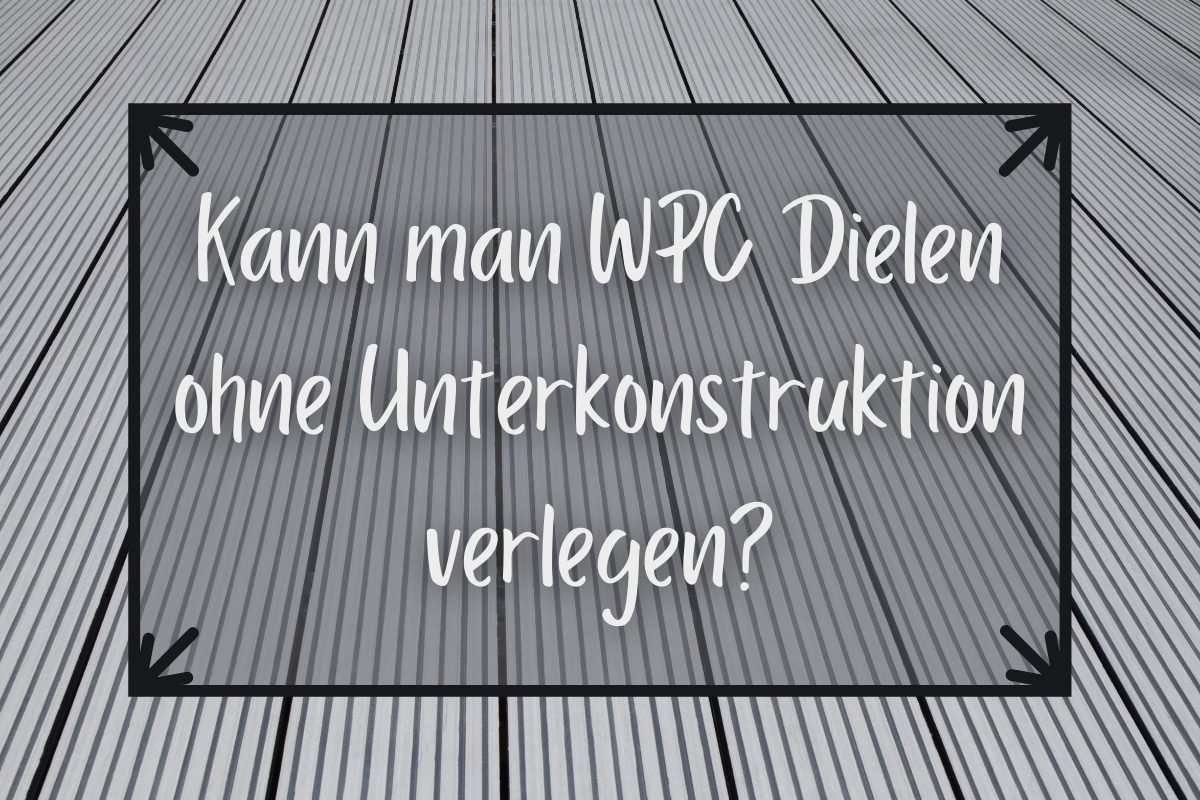 ¿Se pueden colocar tarimas de WPC sin subestructura?
