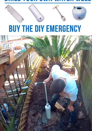Pozo de agua de emergencia: kits de pozo de agua y bombas manuales de bricolaje